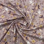 Popeline Flower Bird - Lilás - Image 2