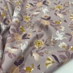 Popeline Flower Bird - Lilás - Image 3