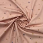 Popeline Giraffe and Leaves - Rosa - Image 2