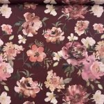 Popeline Rose - Bordeaux