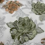 Jacquard Organza Rose - Verde - Image 2