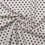 Lycra Texturada Estampada - Bordeaux - Image 2