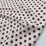 Lycra Texturada Estampada - Bordeaux - Image 3