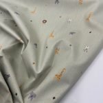 Popeline Forest Animals - Verde - Image 3