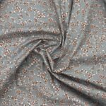 Popeline Resianada Flower - Verde - Image 2