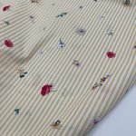 Popeline Stripes Flowers - Amarelo - Image 3