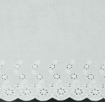 Bordado de Barra Gauze Dupla