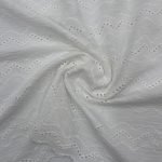 Bordado de Barra Gauze Dupla - Branco - Image 3