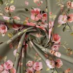 Canvas Digital Flowers - Verde - Image 2