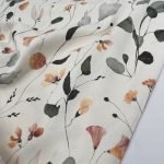 Canvas Digital Flowers and Leaves - Branco - Image 3