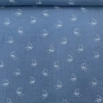 Musselina Boat - Azul