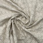 Linho Viscose Bordado - Natural - Image 2
