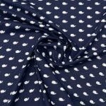 Popeline Marine Whale - Azul - Image 2