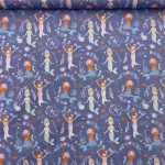 Popeline Sereia - Azul