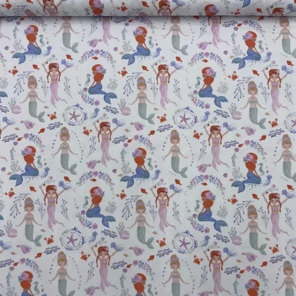 Popeline Sereia - Branco