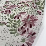 Jacquard Leaves and Flowers - Verde - Image 3