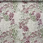 Jacquard Leaves and Flowers - Verde