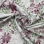 Jacquard Leaves and Flowers - Verde - Image 2