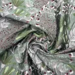 Jacquard Leaves and Flowers - Verde - Image 6