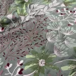 Jacquard Leaves and Flowers - Verde - Image 7