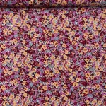 Viscose Little Flower - Azul
