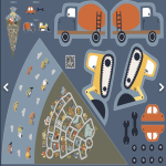 Popeline Construction Painel 1mt x 1,40 mt