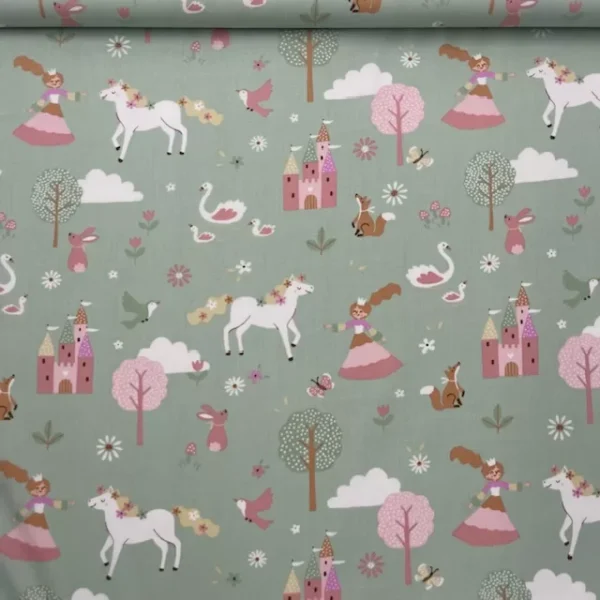 Popeline Princess - Verde