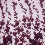 Renda 3D Flower - Bordeaux - Image 2