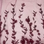 Renda 3D Flower - Bordeaux - Image 3