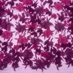 Renda 3D Flower - Rosa Escuro