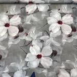 Viscose Big Flower - Verde