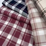 Viscose Check Lurex - Bege - Image 4