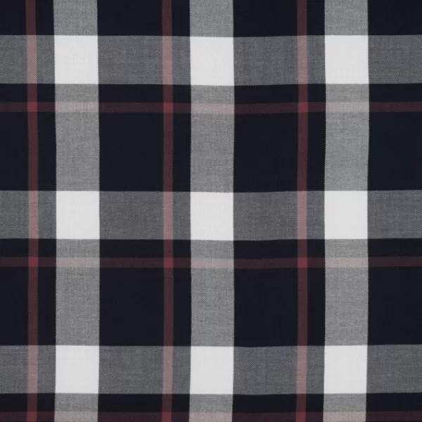 Viscose Check - Azul