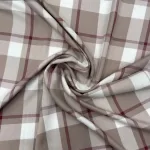 Viscose Check - Bege - Image 2