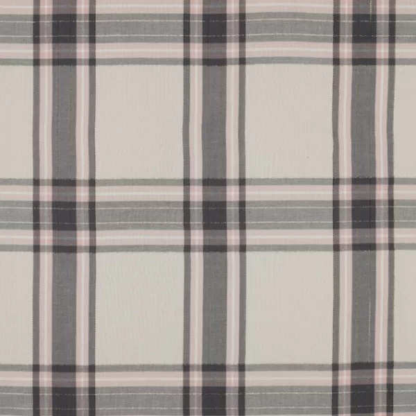 Viscose Check Lurex - Bege