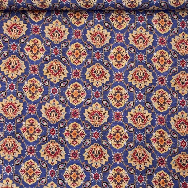 Viscose Paisley - Azul