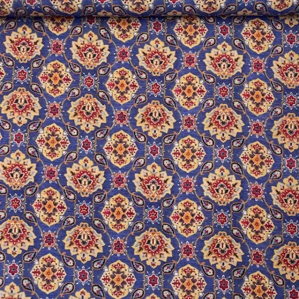 Viscose Paisley - Azul