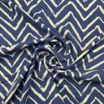 Viscose Zig Zag - Azul - Image 2
