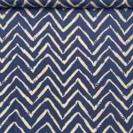 Viscose Zig Zag - Azul
