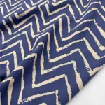 Viscose Zig Zag - Azul - Image 3