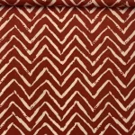 Viscose Zig Zag - Brique