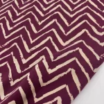 Viscose Zig Zag - Mauve - Image 3