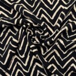 Viscose Zig Zag - Preto - Image 2