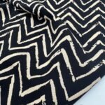 Viscose Zig Zag - Preto - Image 3