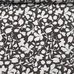 Viscose c/ Elastano Flower - Taupe
