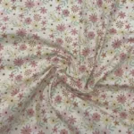 Popeline Resianada Flowers - Branco - Image 2