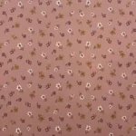 Popeline Resinada Flowers - Rosa