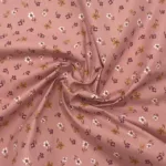 Popeline Resinada Flowers - Rosa - Image 2