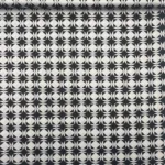 Seda Crepe Geometric - Black White