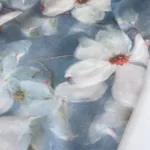 Viscose Big Flower - Verde - Image 3